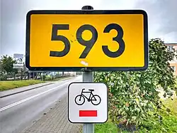 Droga w Miłakowie (ul. Warszawska)