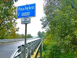 Most na Pasłęce na południe od Ornety