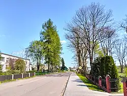 Główna ulica wsi