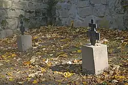 Nagrobki z krzyżami rosyjskimi Ludwiga