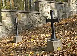 Nagrobki z krzyżami austriackimi Ludwiga