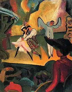 August Macke:Balet rosyjski, 1912