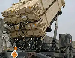 MIM-104 Patriot launcher with PAC-3 MSE missiles
