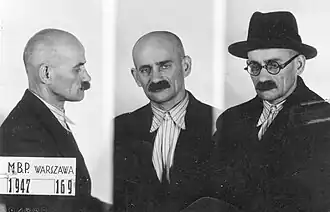 Makary Sieradzki po aresztowaniu przez MBP 1947