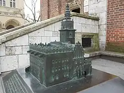 Makieta Ratusza znajdująca się obok Wieży Ratuszowej