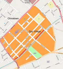 Plan przebiegu ulicy