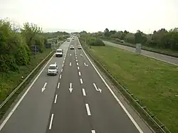 Nitka wjazdowa do Mannheim