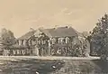 Widok dworu przed 1912