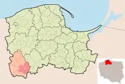 Położenie na mapie województwa