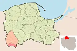 Położenie na mapie województwa