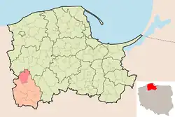 Położenie na mapie województwa