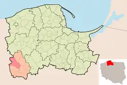 Położenie na mapie województwa