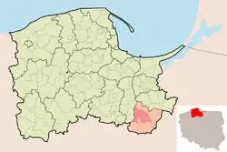 Położenie na mapie województwa