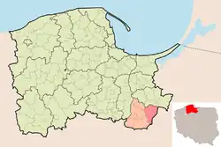 Położenie na mapie województwa