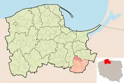 Położenie na mapie województwa