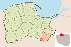 Położenie na mapie województwa