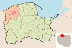 Położenie na mapie województwa