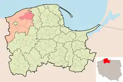 Położenie na mapie województwa