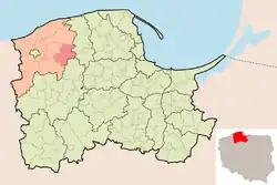 Położenie na mapie województwa