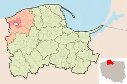 Położenie na mapie województwa