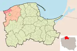 Położenie na mapie województwa