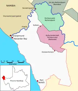 Plan Park Narodowy Richtersveld