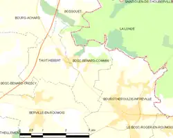 Plan gminy Bosc-Bénard-Commin