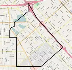 Mapa Arlety na podstawie map Google