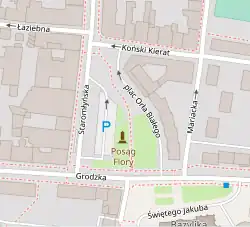 Plan przebiegu ulicy