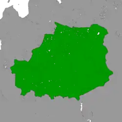 Mapa opisywanego kraju