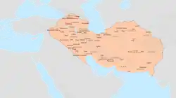 Mapa opisywanego kraju