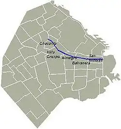 Plan przebiegu ulicy