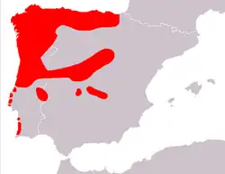 Mapa występowania