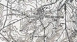 Fragment mapy taktycznej Polski z 1929 r.