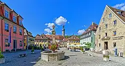 Widok na zamek z rynku