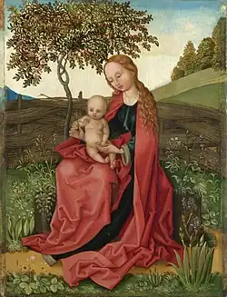 The Virgin and Child in a Garden