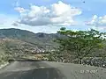 Widok na centrum z autostrady Matagalpa-Jinotega