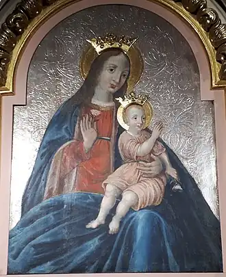 Obraz Matki Bożej Wspomożycielki z kościoła w Polnej