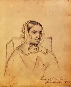 Matka Teresa Wodzińska - rysunek Marii Wodzińskiej