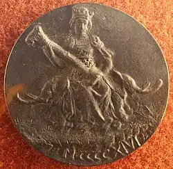 Matteo de' Pasti, medal Sigismonda Pandolfa Malatesty, 1446