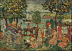 Maurice Brazil Prendergast, Fantazja, 1917–1918