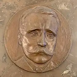 Medalion na tablicy pamiątkowej poświęconej Maciejowi Szukiewiczowi w Domu Jana Matejki w Krakowie (oddział Muzeum Narodowego w Krakowie).