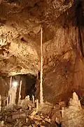 Kolumna naciekowa (stalagnat)