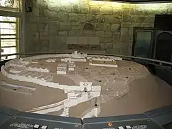 Makieta starożytnego miasta Megiddo