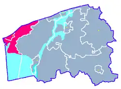 Położenie na mapie powiatu