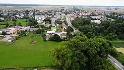 Widok na miasto z lotu ptaka