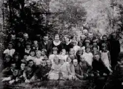 Zdjęcie uczniów z Michałówki 1936 rok.