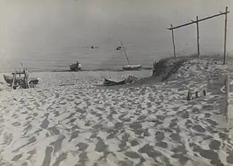 Międzyzdroje, plaża (1945)
