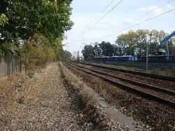 Obecny widok miejsca katastrofy w 1934, przed stacją