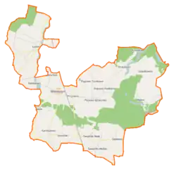 Plan gminy Mieleszyn